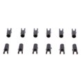 thumbnail image 1 of 12 Pcs Queues de Puits pour la Chasse Noir, 1 of 8