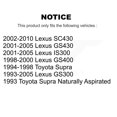 thumbnail image 2 of CMX Front Ceramic Disc Brake Pads CMX-D619 for Car Lexus SC430 IS300 GS300 GS400 Toyota Supra GS430, 2 of 9