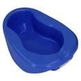 thumbnail image 4 of Urinal Bedpan, Larger Capacity Slipper Bedpan Lid Handle Strong Bearing  For Elderly For Home Dark Blue, 4 of 8