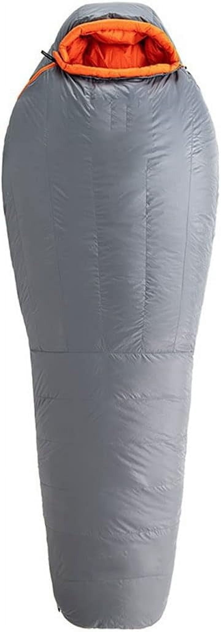 Sleeping Bag for Camping Winter Goose Down Mummy Sleeping Bag 20D Nylon Waterproof Warm Portable Travel Camping Sleeping Bag(Gray)