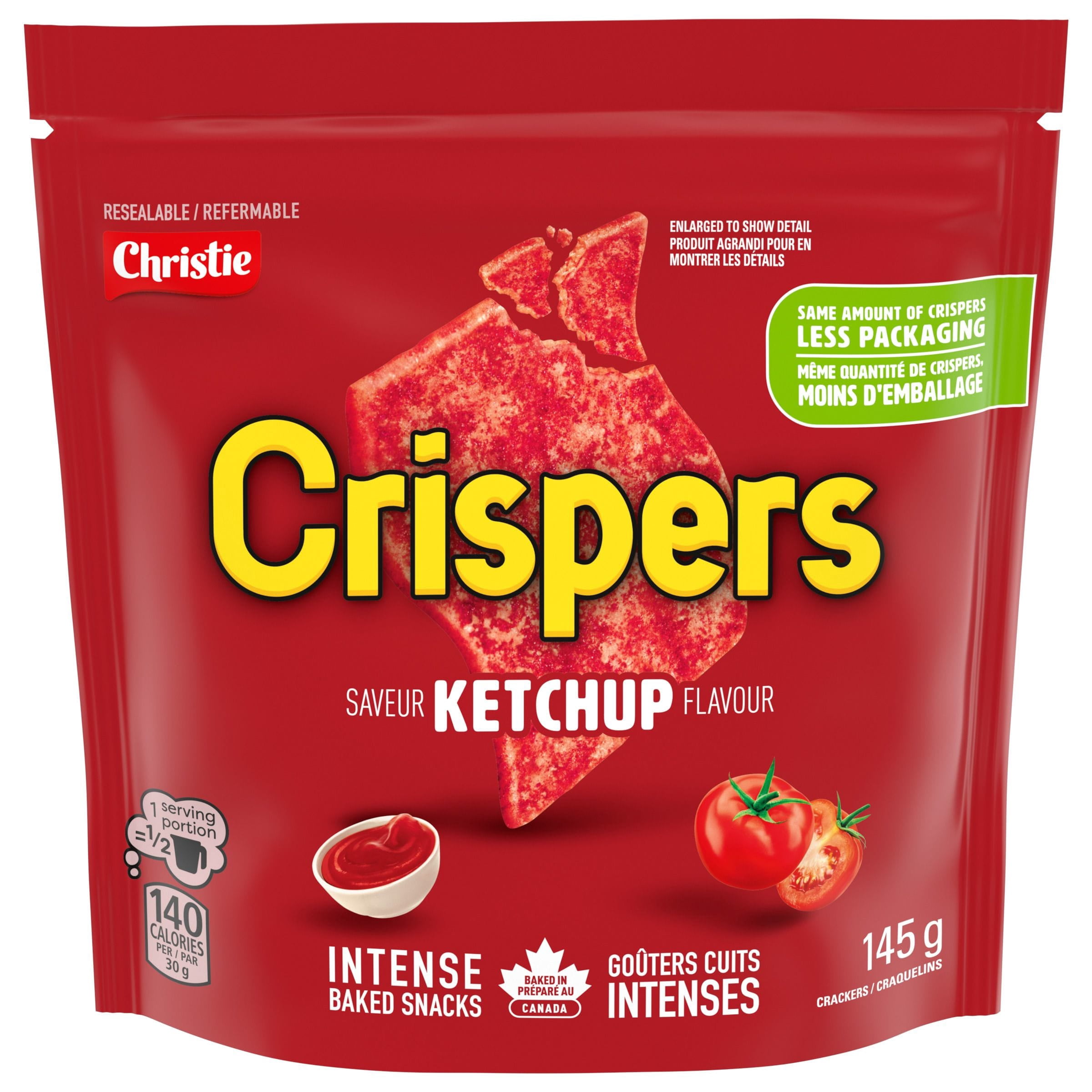 Crispers, Ketchup Flavour, Salty Snacks, Is It a Chip or a Cracker