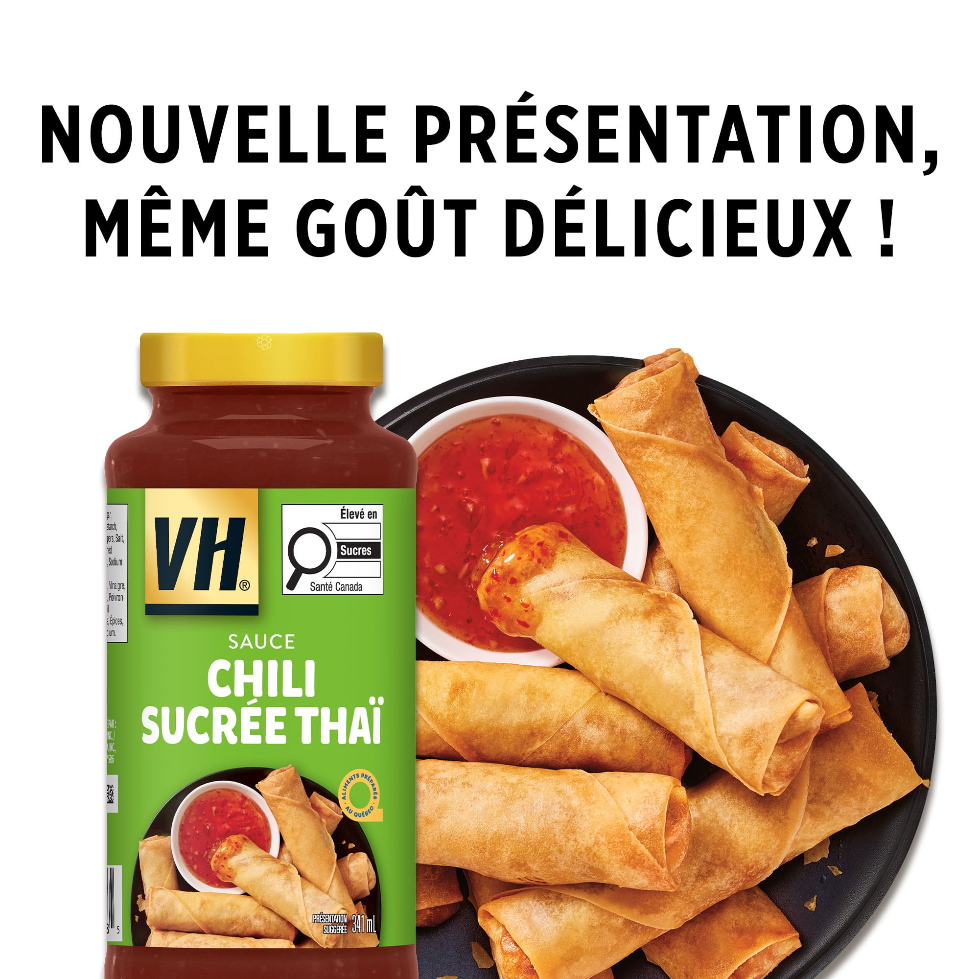 VH Sauce pour Trempette au Chili Sucré Thaï Sans Gluten avec un Piquant Doux