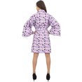 thumbnail image 4 of Bimba Robe Kimono Rose à Manches Longues pour Femme, par-Dessus, Imprimé Floral, Vêtement de Nuit - 8, 4 of 5