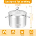 thumbnail image 3 of Wekvgz Pot à Mijoter en Verre avec Couvercle et Poignées Pot de Cuisson Transparent 1.5L Pot en Verre Résistant à la Chaleur Casserole Antiadhésive Pot à Ragoût Multifonctionnel pour Pâtes Nouilles Soupe Lait, 3 of 10