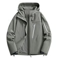 thumbnail image 3 of Sentmoon Winter Coats Oversized Hooded Neck Long Sleeve Ladies Jackets Zipper Solid Color Windproof Waterproof Woman Clothes Fall and Winter Delightful for Backpacking and Camping, 3 of 4