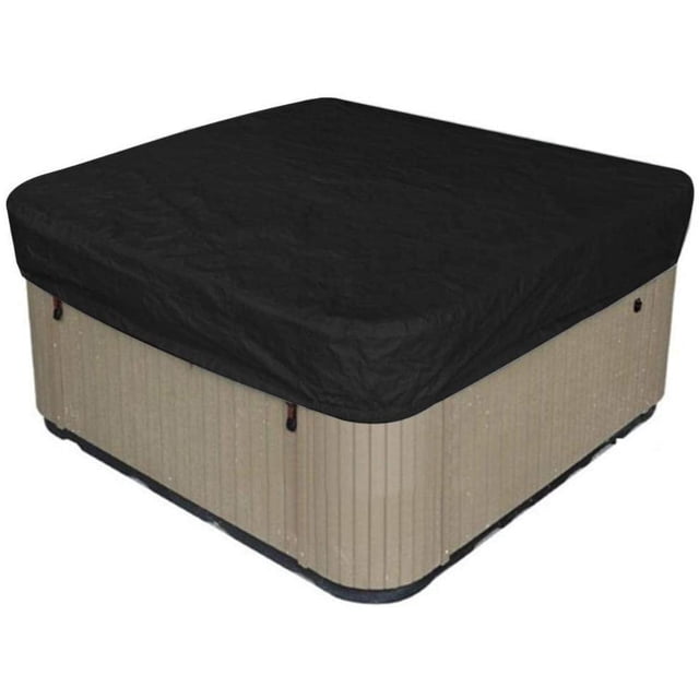 Garden Hot Tub Cover, 190T Polyester Fabric Spa Cover, Waterproof Dustproof Anti
