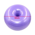 thumbnail image 2 of Yoga Ball Pink Doughnut Shape - Yoga Ball Chair - Balance Trainer - Thicken Anti-Explosion Inflatable Seating Exercise - for Office & Home & Gym, 2 of 5