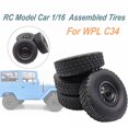 thumbnail image 3 of WPL Original RC Model Car 1/16 WPL C34 Assembled Tires For Truck Parts, 3 of 6