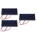thumbnail image 1 of Solar Panel, Epoxy Solar Panel, Wind Proof Snow Proof Stable Durable Solar Landscape Lights Solar Flashlights Mobile Phone Chargers For Solar Lawn Lights, 1 of 8