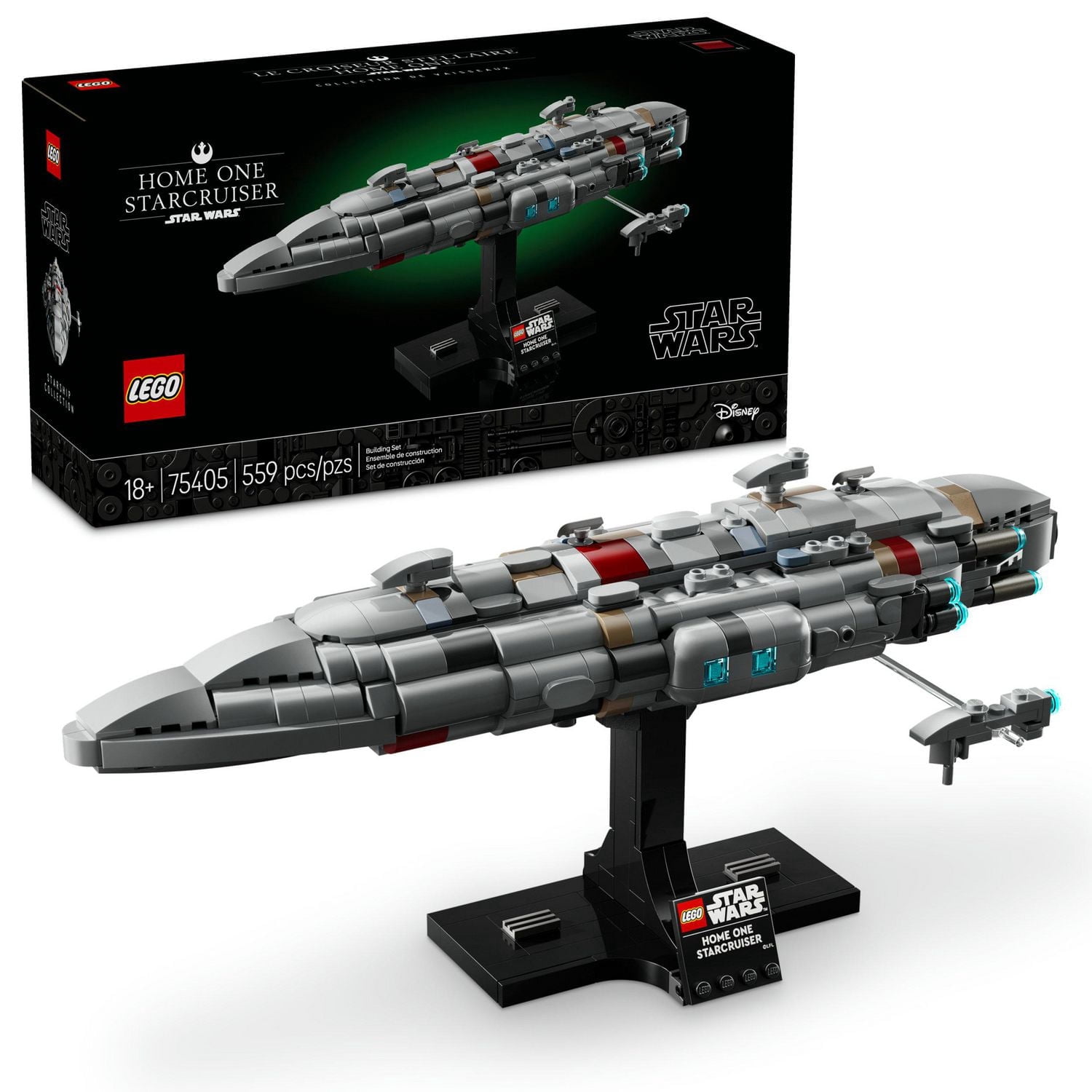 LEGO Star Wars Home One Starcruiser 75405 Ensemble de construction (559 pièces)