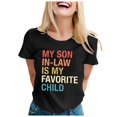 thumbnail image 1 of JIRNDf Hauts pour Femmes Été T-Shirts Tendance Manches Courtes Col Rond Ample Confortable Doux Décontracté Basique Mignon T-Shirts Graphiques pour Femmes Chemises Noir TG, 1 of 5