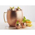 thumbnail image 3 of Moscow Mule Hammered Shot Mugs Set of 4, 3 of 3