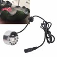 thumbnail image 1 of Fog Atomizer, 12 LED Color Changing Mist Maker Fogger Zinc Alloy Humidifier for Water Fountain Pond Rockery Vase Birdbath, Designed for Long Lasting Use, 1 of 7