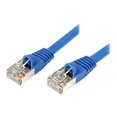 thumbnail image 1 of StarTech.com 100 ft. (30.5 m) Cat5e Ethernet Cable - Patch Cable - Shielded - Blue - Ethernet Network Cable (S45PATCH100B) - Patch cable - RJ-45 (M) to RJ-45 (M) - 100 ft - shielded - CAT 5e - molded, snagless - blue - for P/N: SV565HDIP, SV565UTPDUV, SV565UTPHDU, 1 of 2