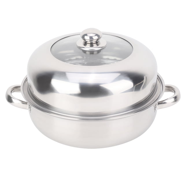 Large Capacity Stockpot Stainless Steel Steamer Pot, Dumpling Steamer Food Steamer Pot, Multifunction Steamer Basket Steamer Pot, Cooking Steamer For Kitchen For Household