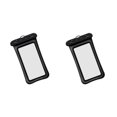 thumbnail image 2 of maskred Waterproof Phone Case Universal Cellphone Dry Bag Protection Accessory Black 2Set, 2 of 6
