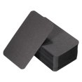 thumbnail image 1 of Unique Bargains 3.5' x 2' Blank Paper Business Cards Small Index Flash Cards Message Note Card, Black 300 Pack, 1 of 5