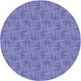 thumbnail image 1 of Ahgly Company Tapis Rond Lavable en Machine Intérieur Transitionnel Bleu Ardoise, 8 Pieds Rond, 1 of 7