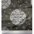 thumbnail image 1 of Soimoi Cotton Poplin Fabric Mandala Decorative Print Sewing Fabric Yard 56 Inch Wide, 1 of 3