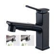 thumbnail image 2 of Zootealy Pull Out Kitchen Faucets With 2 Spray Modes Single-Handle 35 Inch Pull Down Bathroom Sink Sprayer Faucet Ceramic Valve Adjustable Hot & Cold Water Water Tap, 2 of 6