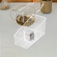 thumbnail image 4 of WHEANG Tea Bag Organizer Clear Plastic Tea Bag Holder Tea Bag Box Storage Coffee Condiment Organizer Sugar Packet Holder For Home Cabinet Kitchen Countertop, 4 of 9