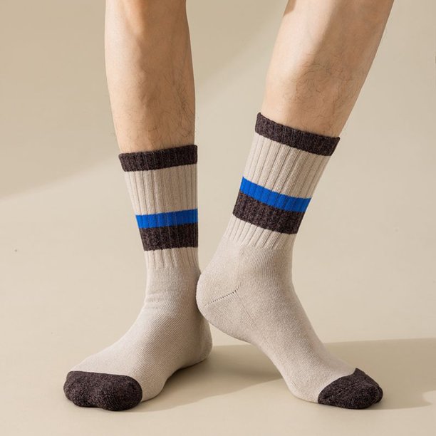 B91xZ Men's Athletic Socks Classic Sport Solid Crew Socks Athletic