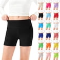 thumbnail image 1 of Yuyuzo Girls Athletic Shorts High Waisted Yoga Dance Workout Shorts Comfy Stretch Solid Color Underwear Shorts, 1 of 7