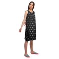 thumbnail image 3 of Moomaya Cotton A-Line Sleepwear For Ladies Round Neck Button Placket Nightdress, 3 of 6