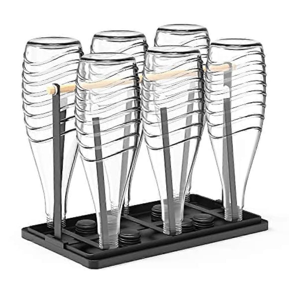 Sodastream Bouteille de Flacon, pour 6 Flacons, avec Barre d'Alimentation et Gobelet
