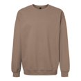 thumbnail image 3 of Gildan SF000 Softstyle Crewneck Sweatshirt-Brown Savana-4XL, 3 of 7