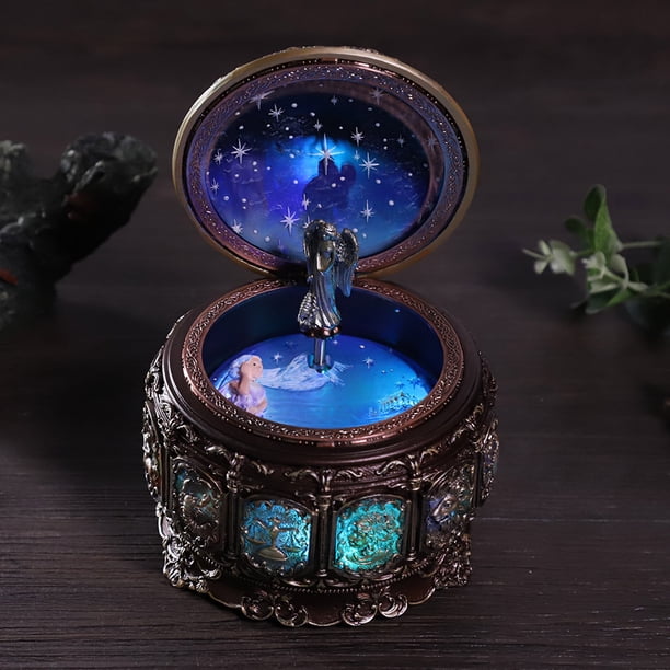 Music Box,Vintage Music Box with Wooden Music Box Musical Box