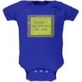 thumbnail image 1 of Halloween Player 1 One Costume New Born Gamer Funny Soft Baby One Piece, 1 of 1
