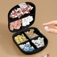 thumbnail image 1 of Vitamins and Supplements,Large Vitamin Organizer 7 Compartments Portable Travel Vitamin Box Keep Dry Extra Large Vitamin Box for Vitamins Supplements for Outdoor,Compartment Organizer Box, 1 of 8