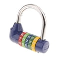 thumbnail image 1 of TISHITA Assorted Zinc Alloy 5 Dial Digit Combination Padlock Password Portable, Easy to 6.5x6.5cm, 1 of 7
