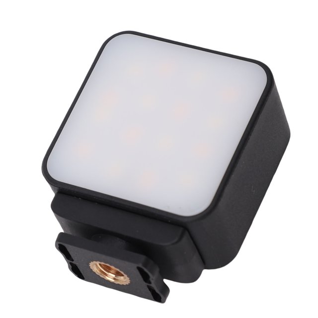 LED Video Light, Portable Photography Lighting for Pocket 3 Action Camera Fill Lamp Vlog Selfie Lights with 16 LED Beads for Video Recording