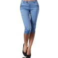 thumbnail image 1 of Innerwin Bottoms High Waist Ladies Loungewear Holiday Solid Color Boho Pants Blue S, 1 of 2