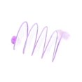 thumbnail image 2 of relayinert Foldable Indoor Cat Tunnel S Type Spring Tent Playing Toy Durable Portable Purple S Plush Ball 1Set, 2 of 6