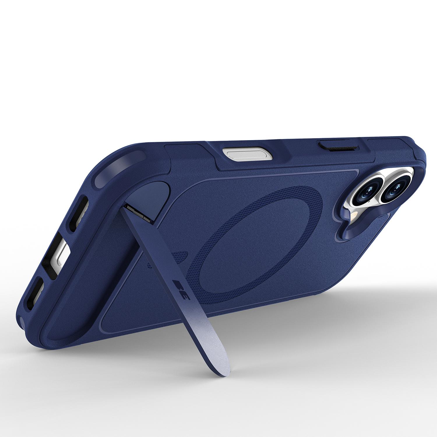 Blu Element Armour Ultra MagSafe w/Kickstand Case Navy for iPhone 17 Pro Max