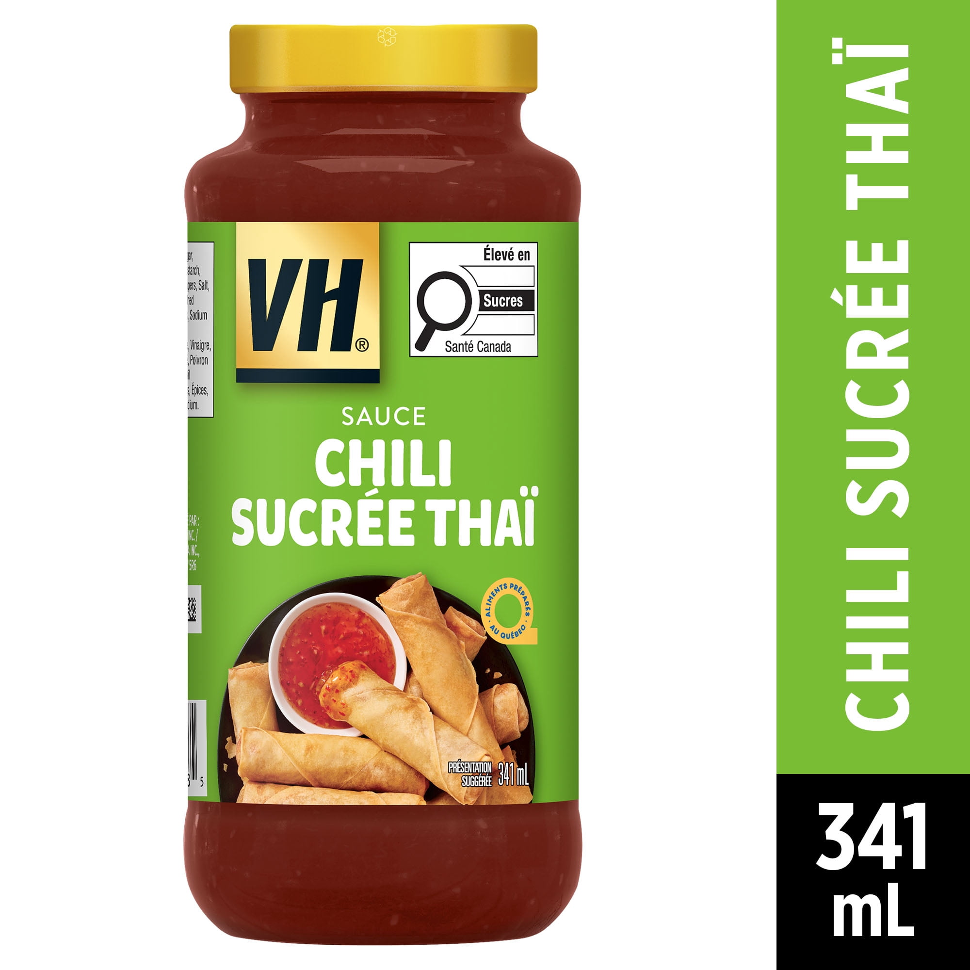 VH Sauce pour Trempette au Chili Sucré Thaï Sans Gluten avec un Piquant Doux
