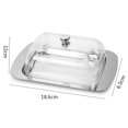 thumbnail image 2 of MYG Stainless Steel Butter Dish Butter Serving Tray with Lid for Kitchen Storage, 2 of 8