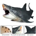 thumbnail image 3 of Large Shark Toys High Simulation Megalodon Toy Sensory Development Shark Bath Toy for Kids Ages 3+, 3 of 8