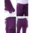 thumbnail image 4 of ADAR Pro Pantalon de Yoga Ajusté pour Femmes, Noir, 6 Poches, 4 of 7