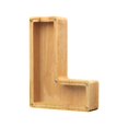 thumbnail image 3 of Boîte de Rangement en Bois pour Lettres Anglaises, Verre Transparent, 3 of 6