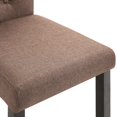 thumbnail image 5 of vidaXL Dining Chairs 2 pcs Brown Fabric, 5 of 5