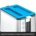 thumbnail image 4 of Household Silicone Toaster Cover Kitchen Appliance Protective Cover, Heat Resistant and Easy To Clean, Fits Various Toaster Models for Safety, Gray,Short, By Kingtowag, 4 of 8