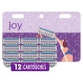 thumbnail image 2 of Joy razor blade cartridge refill for women, 12 blade refills, 2 of 16