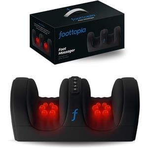 REATHLETE FOOTTOPIA Massager de pied avec la chaleur , masseur de pied et de veau , Masser ultime des pieds pour le soulagement de la douleur et de la circulation , Massaire tissu profond