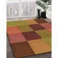 thumbnail image 3 of Ahgly Tapis Rectangulaire Lavable en Machine Intérieur Transitionnel Brun Cannelle, 4 Pieds x 6 Pieds, 3 of 7