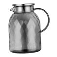 thumbnail image 3 of jifeng Pichet à Boisson avec Couvercle, Grand Alésage, Pichet en Verre pour Boisson Thé Glacé Lait 1800 ml, 3 of 9