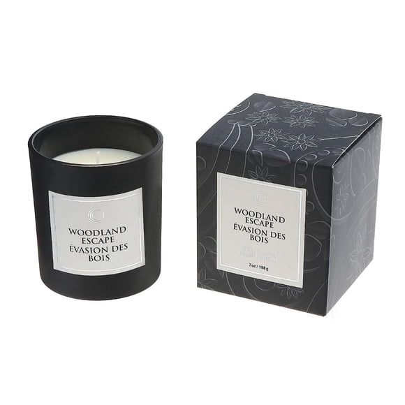 Bougie Parfumée De 7 Oz Luxe Dans Une Boîte-Cadeau (Escape Woodland) - Ensemble De 2